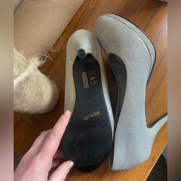 Silver Heels, Like New! 👠 - Picture 3 of 6